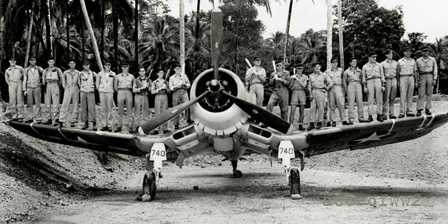 VMF 214 pilots