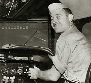 Pappy flies again