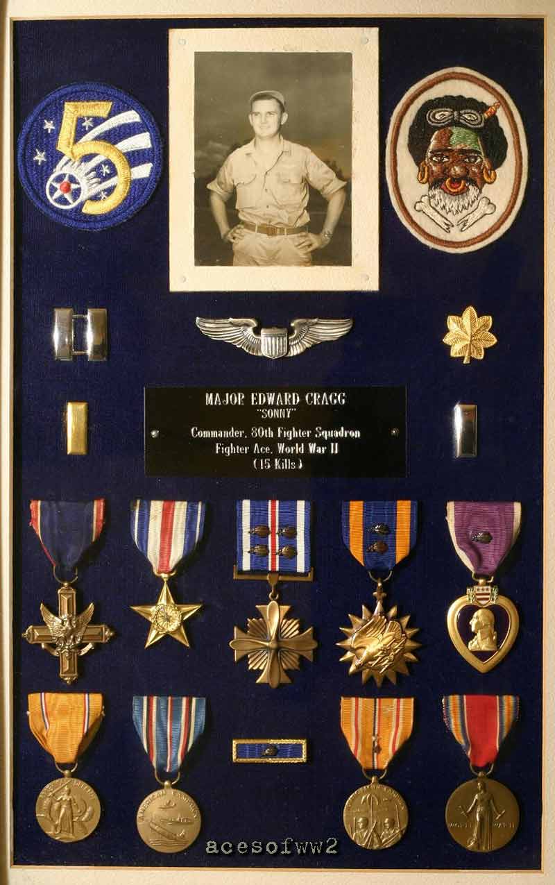 Cragg's Medals on display