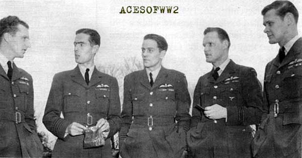 Bob Hayward, Leonard Cheshire, Jack Charles, Fred Green & Jack Sheppard