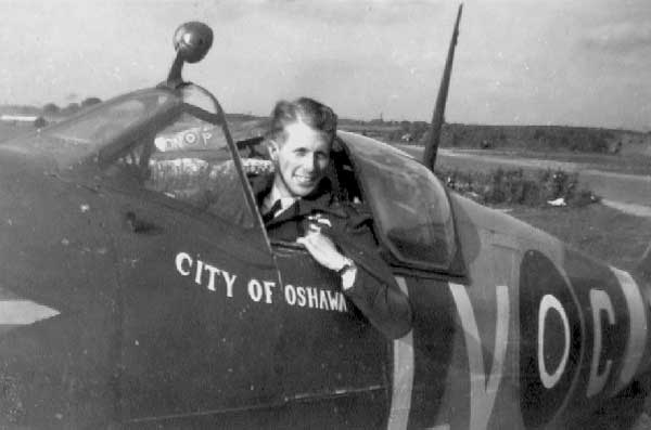 Chadburn sportin his personal mount Spitfire LV-C