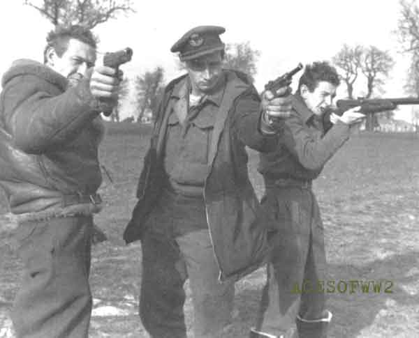 Italy 1944 - F/O Bill Burgess, F/L Bill Pendelton & P/O Jack Doyle