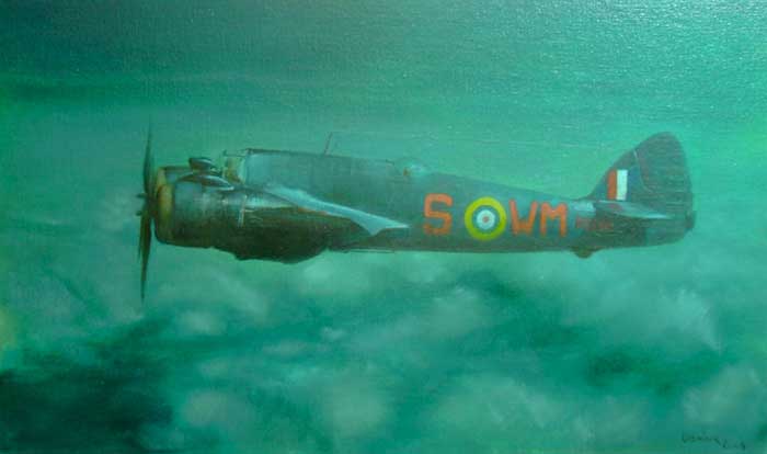 Miloslav Mansfeld's Beaufighter of 68 Sq RAF by Vladimir Urbanek