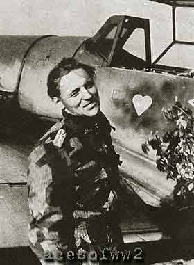 Hartmann after his 350th kill