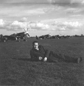 Alex kickin back on the grass
