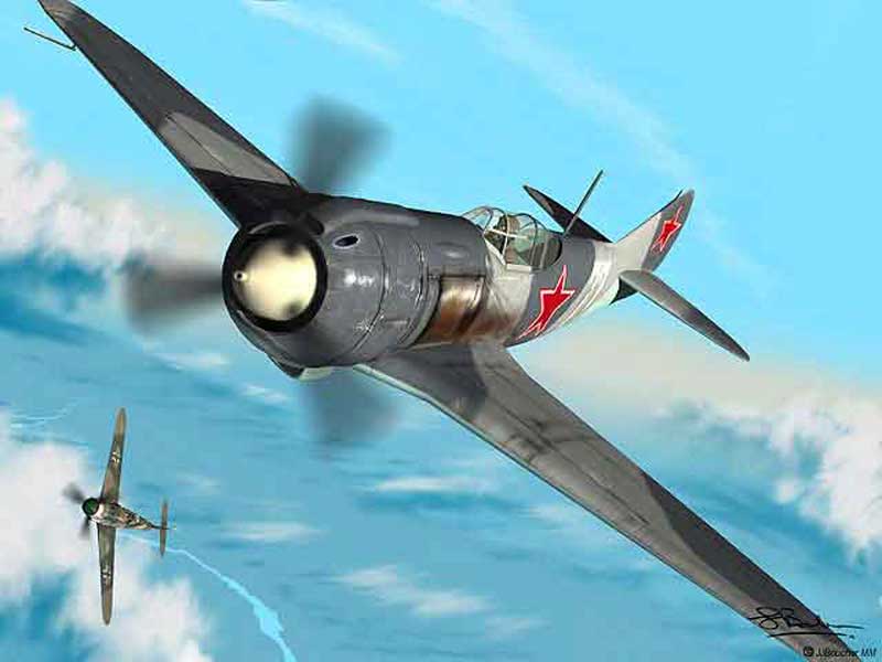 Lavochkin La-5FN   by JJ Boucher