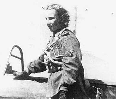 Litvyak with plane